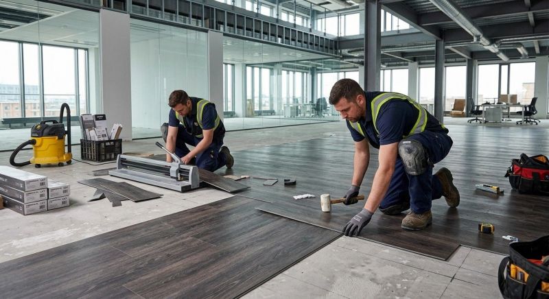 Our team working on Flooring Service projects in Alexandria, VA