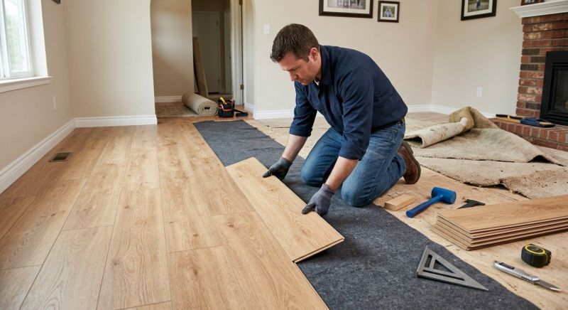 Laminate Floor Remodeling in Alexandria, VA