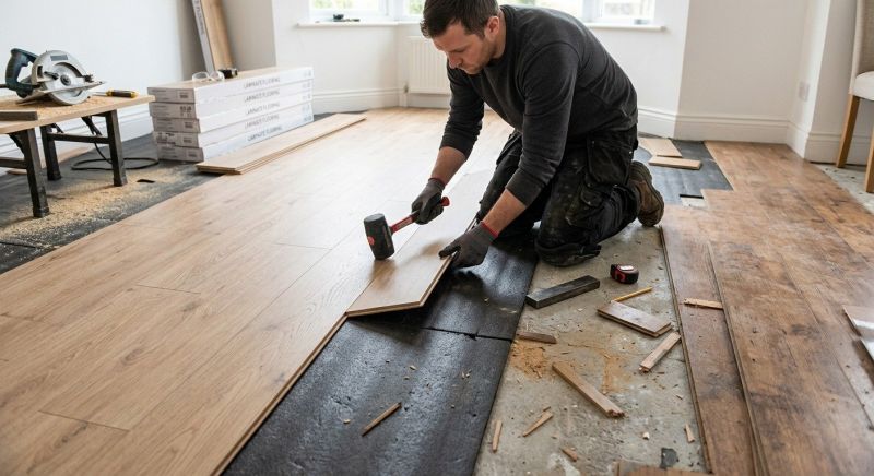 Laminate Floor Replacement in Triangle, VA
