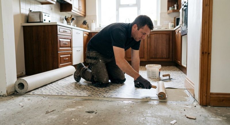 Linoleum Floor Installation in Rockville, MD