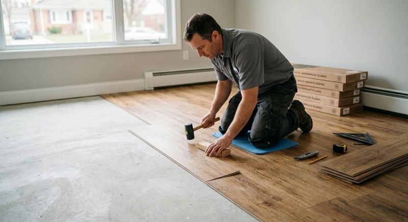 Linoleum Floor Installation in Silver Spring, MD