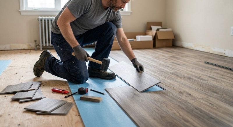 Linoleum Floor Installation in Takoma Park, MD