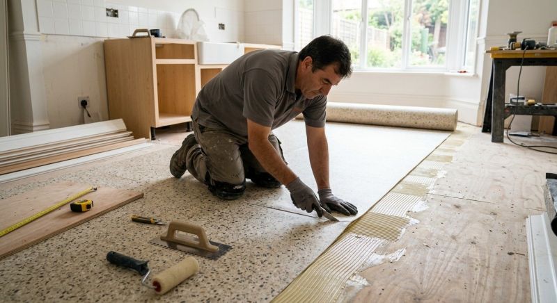 Linoleum Floor Installation in Temple Hills, MD