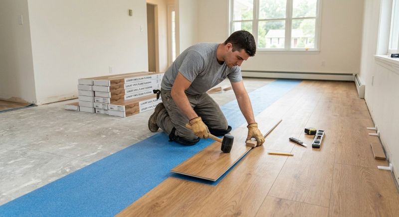 Luxury Vinyl Tile Installation in Cheltenham, MD