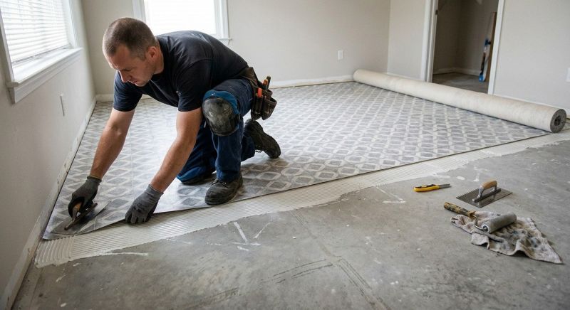Sheet Flooring Installation in Triangle, VA