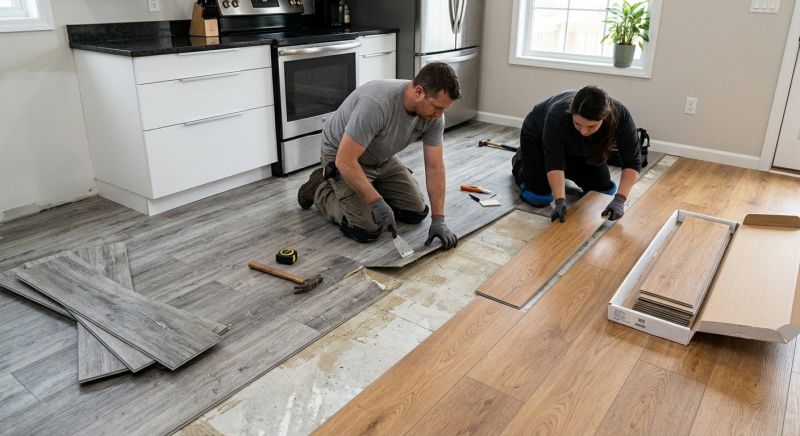 Vinyl Floor Replacement in Alexandria, VA