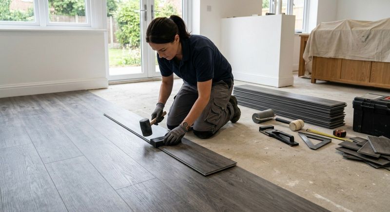 Vinyl Tile Installation
